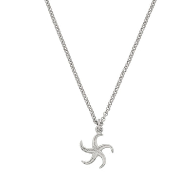 Zoe & Morgan Mini Starfish Necklace - Sterling Silver - Necklace - Walker & Hall