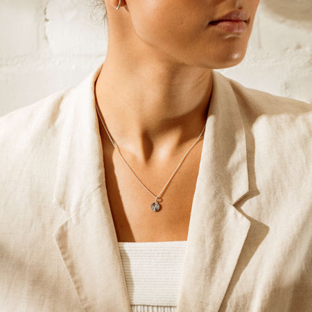 Sterling Silver Mini Reflections Pendant - Necklace - Walker & Hall