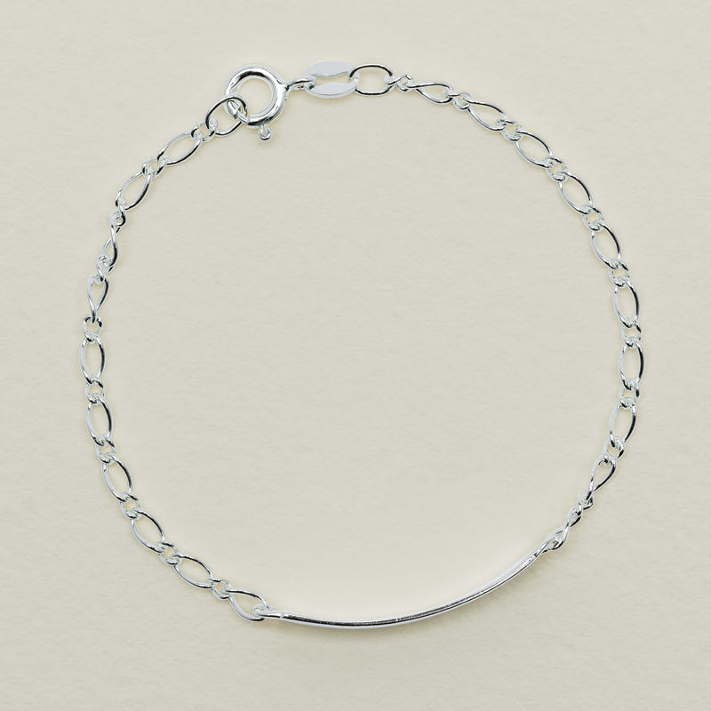 Sterling Silver Child's ID Bracelet - Bracelet - Walker & Hall