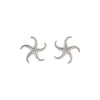 Zoe & Morgan Starfish Stud Earrings - Sterling Silver - Earrings - Walker & Hall