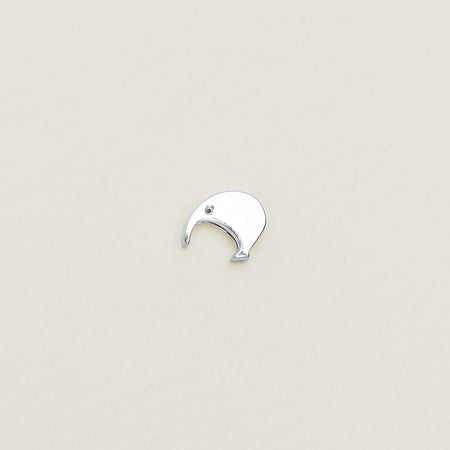 Sterling Silver Noted Kiwi Charm - Necklace - Walker & Hall