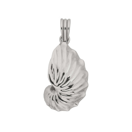 Zoe & Morgan Paper Nautilus Charm - Sterling Silver - Charm - Walker & Hall