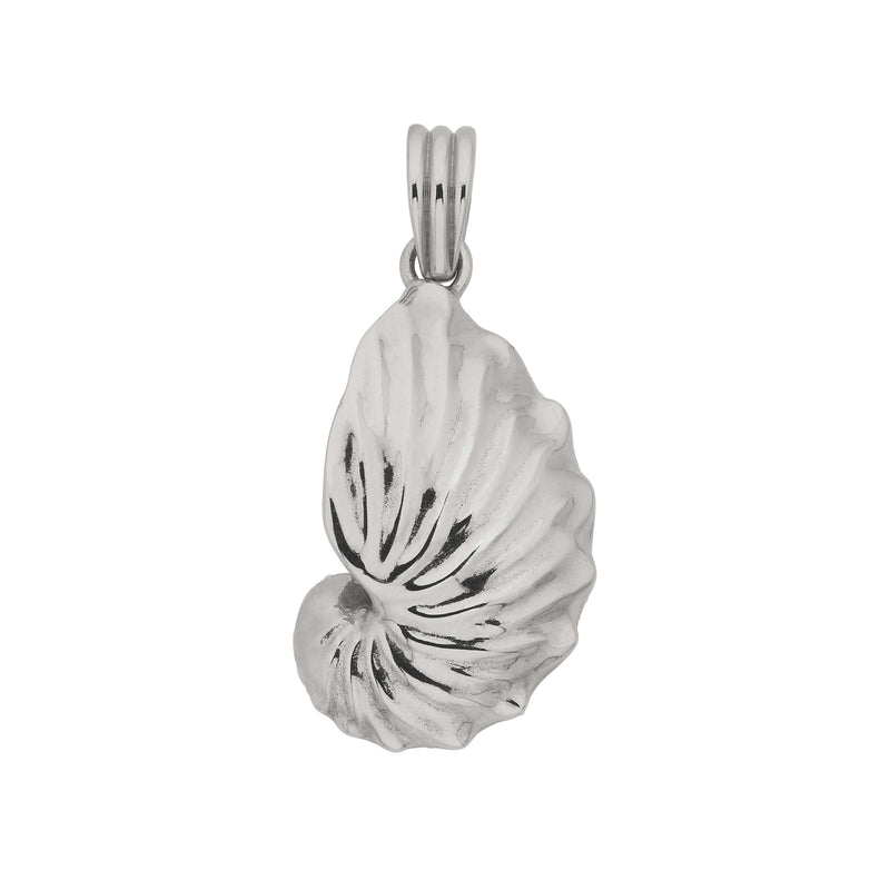 Zoe & Morgan Paper Nautilus Charm - Sterling Silver - Charm - Walker & Hall