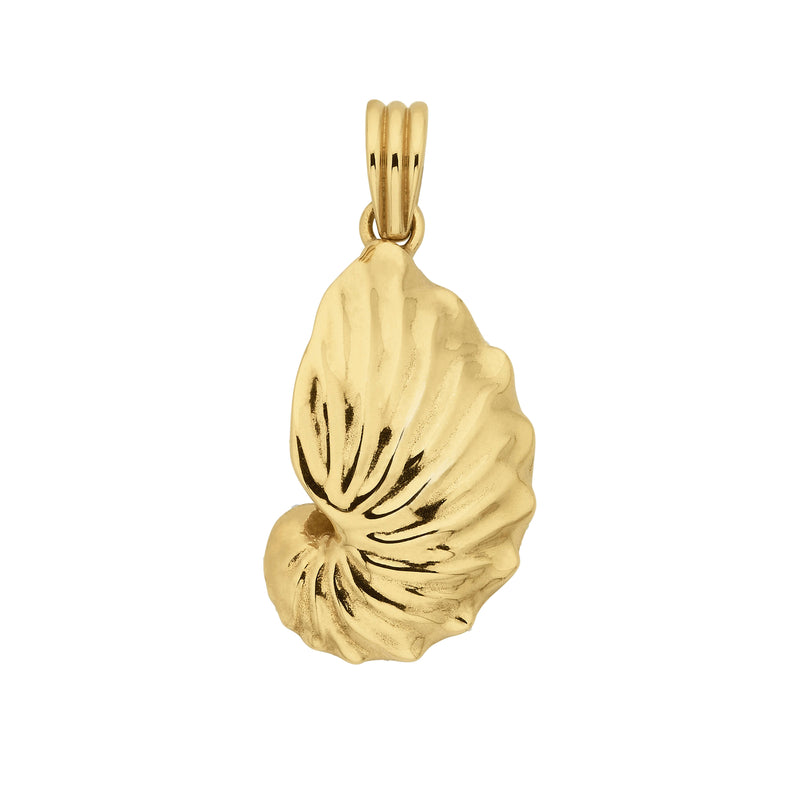 Zoe & Morgan Paper Nautilus Charm - Gold Vermeil - Charm - Walker & Hall