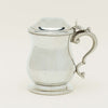 English Pewter Half Pint Lidded Georgian-Style Tankard -  - Walker & Hall