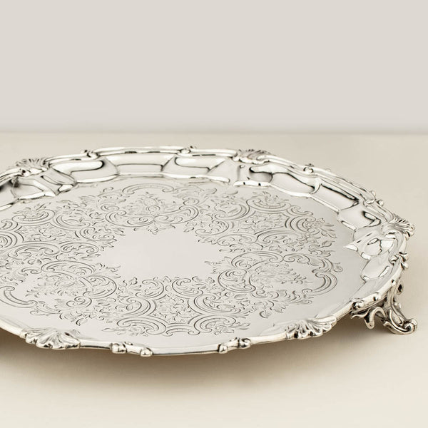 Sterling Silver Silver Serving Tray Antique Sterling Silver