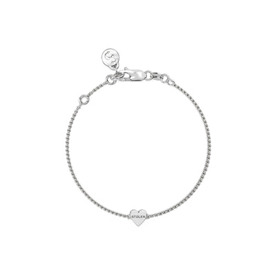 Stolen Girlfriends Club Single Heart Bracelet - Sterling Silver - Bracelet - Walker & Hall