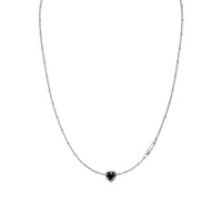 Stolen Girlfriends Club Dahlias Heart Necklace - Sterling Silver - Necklace - Walker & Hall