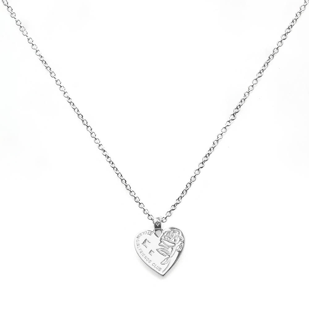 Gucci Blind for Love Heart Silver Necklace – Opulent Jewelers