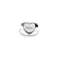 Stolen Girlfriends Club Stolen Heart Signet Ring - Sterling Silver