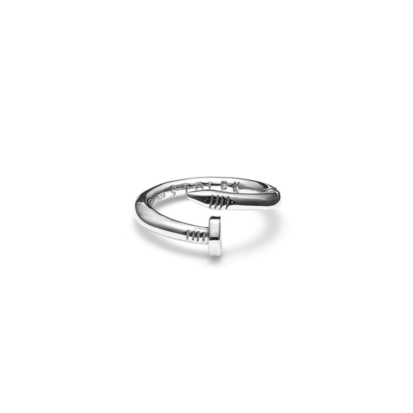 Stolen Girlfriends Club Twisted Bolt Ring - Sterling Silver - Ring - Walker & Hall