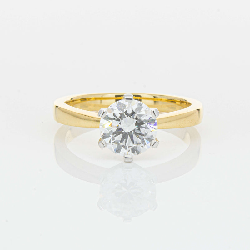 18ct Yellow Gold 1.51ct Diamond Nova Ring-Ring-Walker & Hall