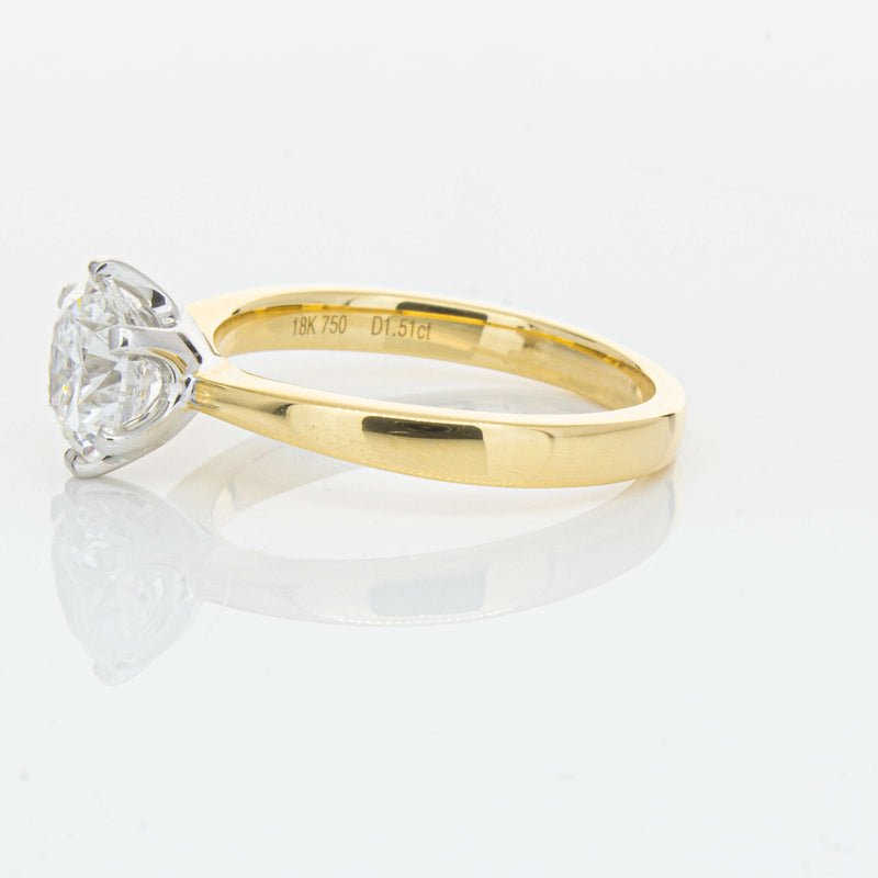 18ct Yellow Gold 1.51ct Diamond Nova Ring-Ring-Walker & Hall