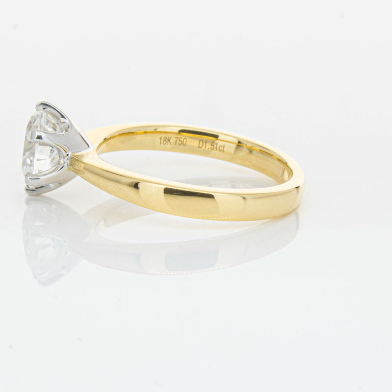 18ct Yellow Gold 1.51ct Diamond Nova Ring-Ring-Walker & Hall