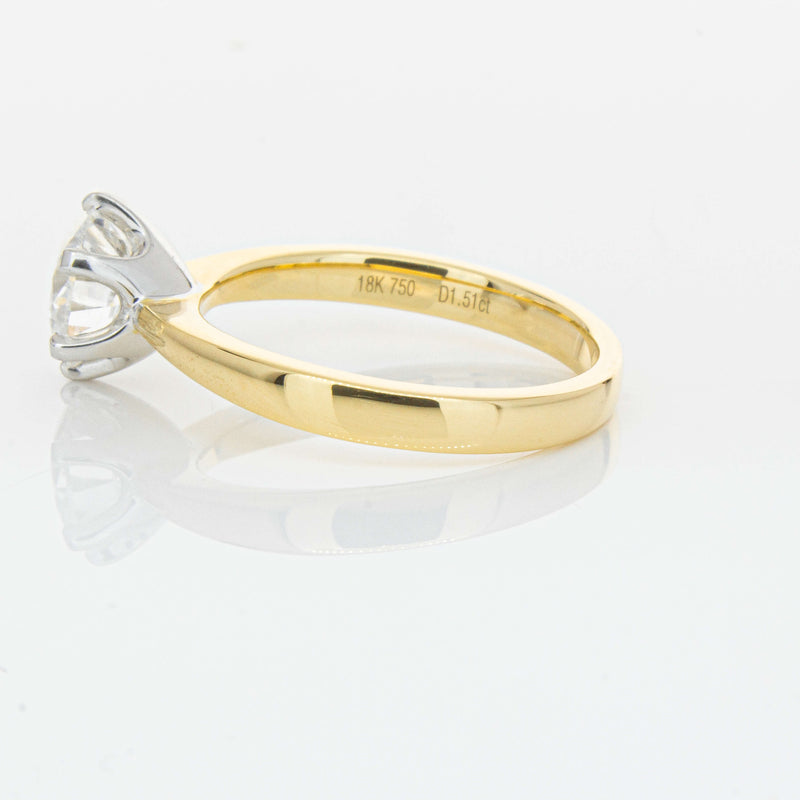 18ct Yellow Gold 1.51ct Diamond Nova Ring-Ring-Walker & Hall