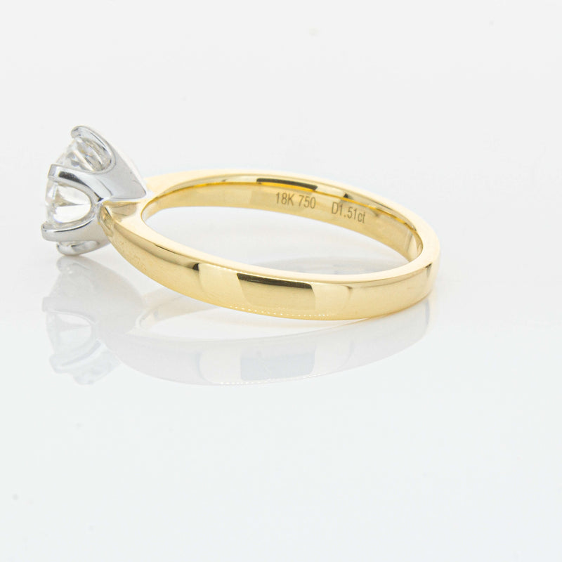 18ct Yellow Gold 1.51ct Diamond Nova Ring-Ring-Walker & Hall