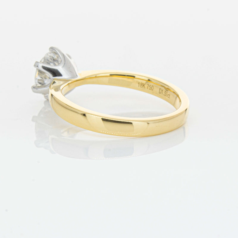 18ct Yellow Gold 1.51ct Diamond Nova Ring-Ring-Walker & Hall