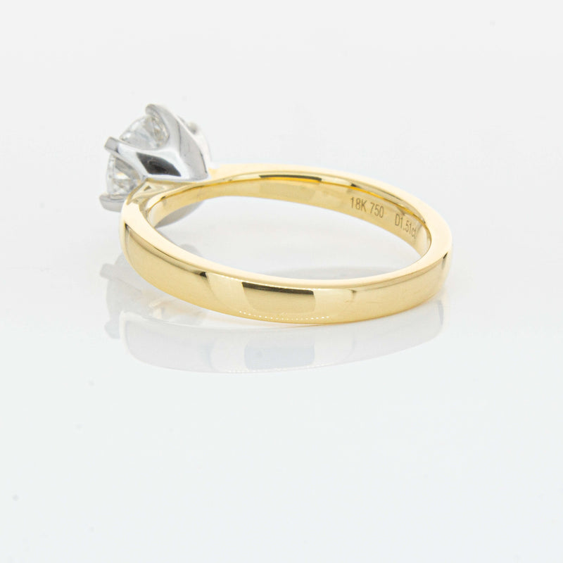 18ct Yellow Gold 1.51ct Diamond Nova Ring-Ring-Walker & Hall