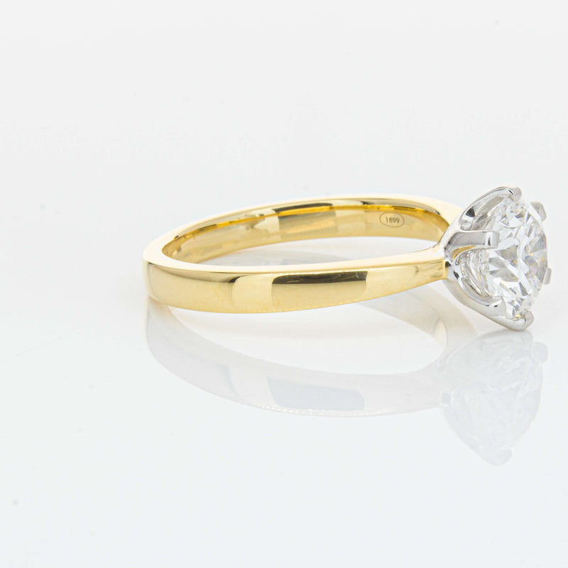 18ct Yellow Gold 1.51ct Diamond Nova Ring-Ring-Walker & Hall