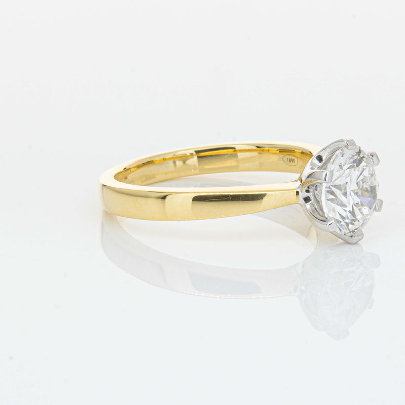18ct Yellow Gold 1.51ct Diamond Nova Ring-Ring-Walker & Hall