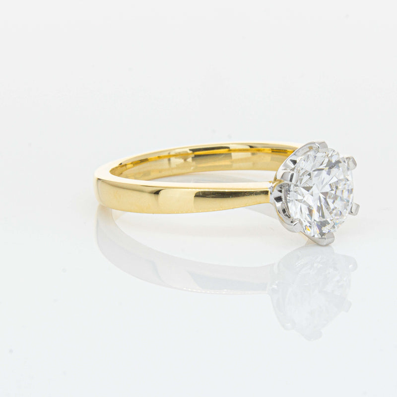 18ct Yellow Gold 1.51ct Diamond Nova Ring-Ring-Walker & Hall