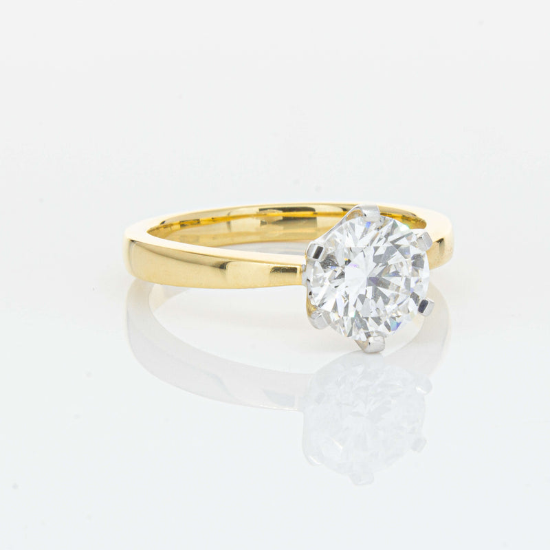 18ct Yellow Gold 1.51ct Diamond Nova Ring-Ring-Walker & Hall