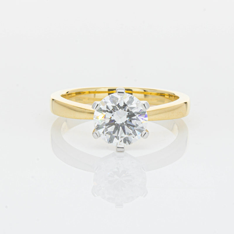 18ct Yellow Gold 1.51ct Diamond Nova Ring-Ring-Walker & Hall