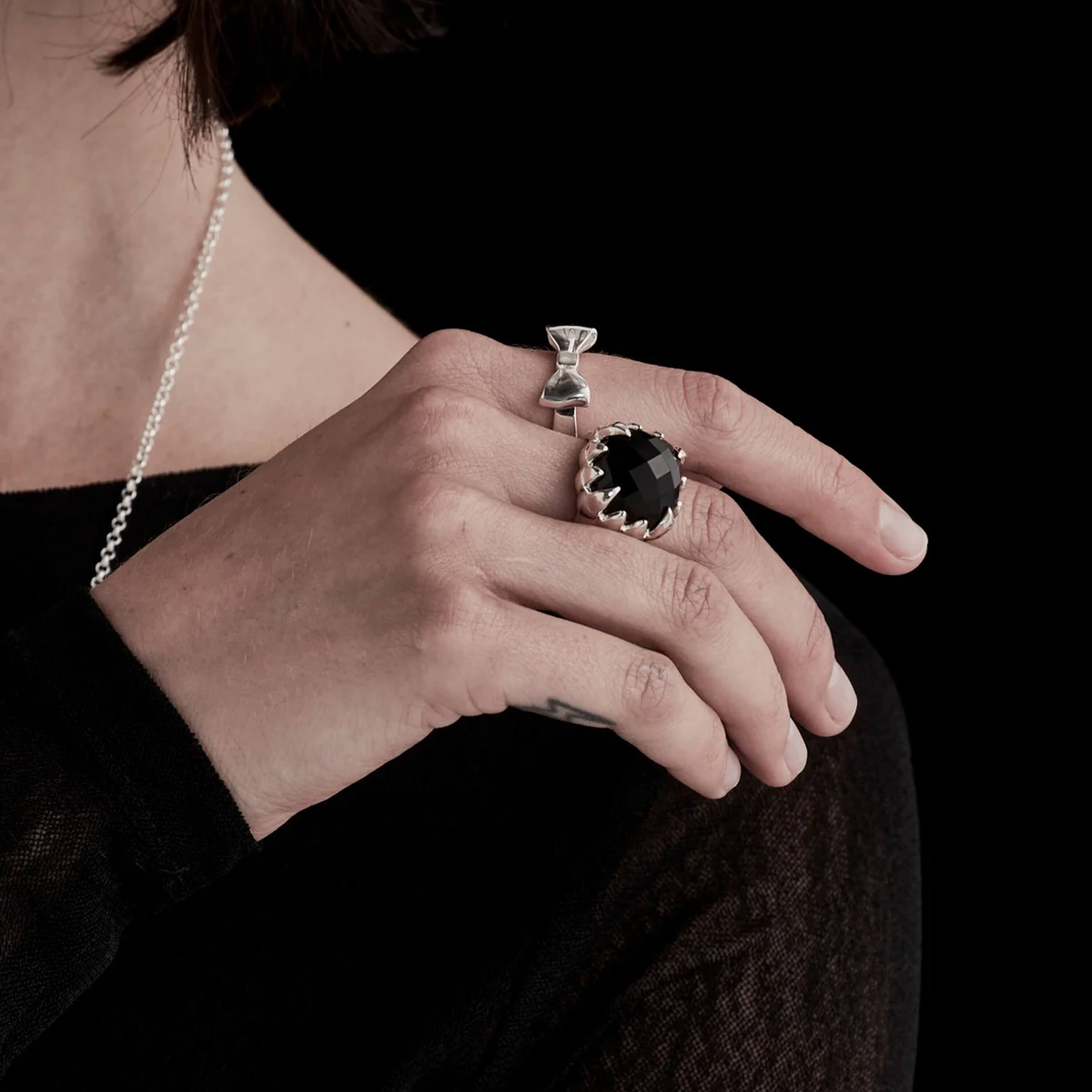 Stolen Girlfriends Club Bow Ring - Walker & Hall