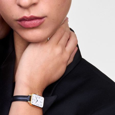 Daniel Wellington Quadro Roman Numerals Date Sheffield Gold Watch - Watch - Walker & Hall