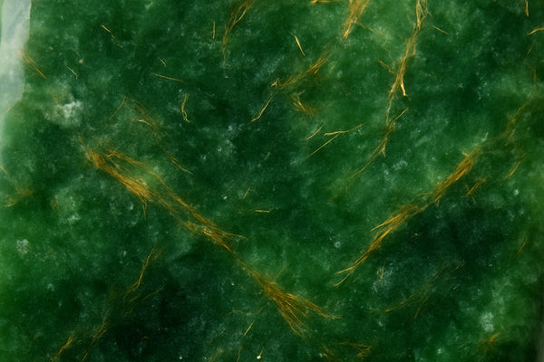 Close up of Auhunga Pounamu Greenstone