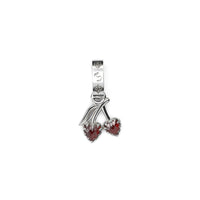 Stolen Girlfriends Club x Walker & Hall Love Cherry Charm - Silver & Garnet - Charm - Walker & Hall