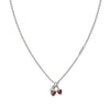 Stolen Girlfriends Club x Walker & Hall Love Cherry Necklace - Silver & Garnet - Necklace - Walker & Hall
