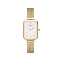 Daniel Wellington Quadro Pressed Evergold Watch - White - Watch - Walker & Hall