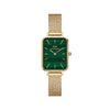 Daniel Wellington Quadro Pressed Evergold Watch - Green - Watch - Walker & Hall