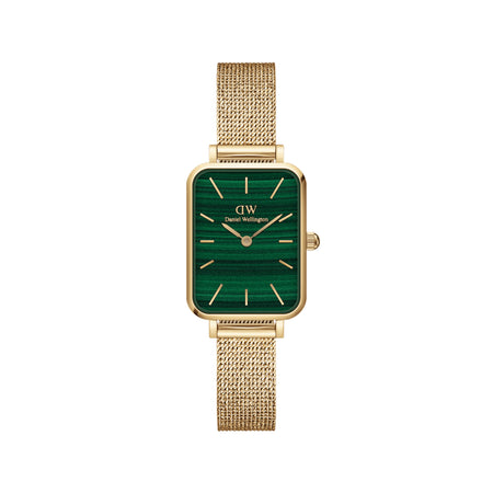 Daniel Wellington Quadro Pressed Evergold Watch - Green - Watch - Walker & Hall