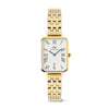 Daniel Wellington Quadro Roman Numerals Date 5-link Gold Watch - Watch - Walker & Hall