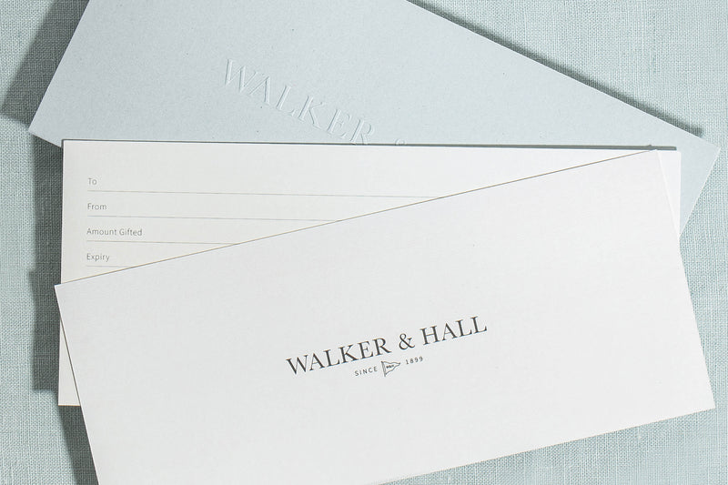 Walker & Hall Gift Voucher and envelope