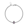 Stolen Girlfriends Club Jagged Teardrop Bracelet - Amethyst - Bracelet - Walker & Hall