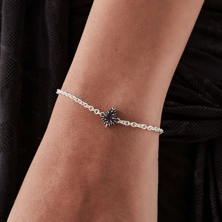 Stolen Girlfriends Club Jagged Teardrop Bracelet - Amethyst - Bracelet - Walker & Hall