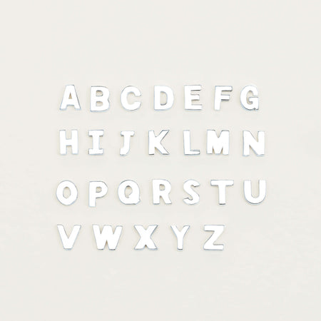 Sterling Silver Noted Letter - Necklace - Walker & Hall