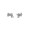 Pierced-Bow-Earrings-SS-1 - Walker & Hall