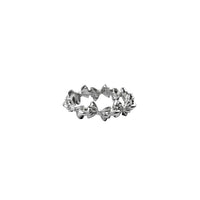 Stolen Girlfriends Club Pierced Bow Infinity Ring - Silver - Ring - Walker & Hall