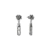 Stolen Girlfriends Club Rose Pin Earrings - Silver - Earrings - Walker & Hall