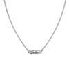 Stolen Girlfriends Club Scripted Pin Necklace - Silver - Necklace - Walker & Hall