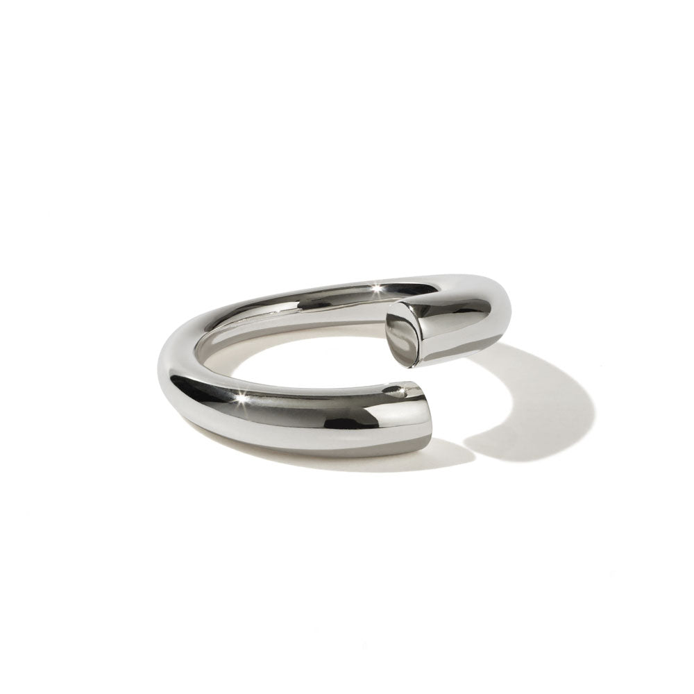 Meadowlark Wave Ring Sterling Silver Walker & Hall