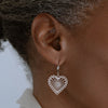 Zoe & Morgan Amor Earrings - Sterling Silver & White Zircon - Earrings - Walker & Hall