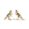 Meadowlark Dinosaur Stud Earrings - Gold Plated - Earrings - Walker & Hall