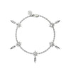 Stolen Girlfriends Club Midnight Cross Bracelet - Silver - Bracelet - Walker & Hall