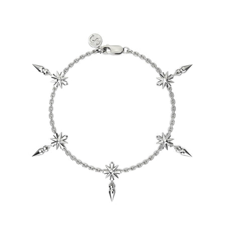 Stolen Girlfriends Club Midnight Cross Bracelet - Silver - Bracelet - Walker & Hall