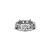 Stolen Girlfriends Club Midnight Cross Curb Ring - Silver - Ring - Walker & Hall